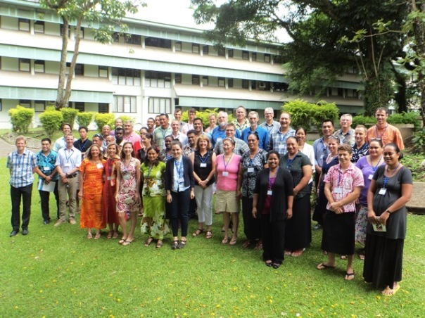 Attendees at the Marine Spatial Planning workshop, Suva, Nov 2013